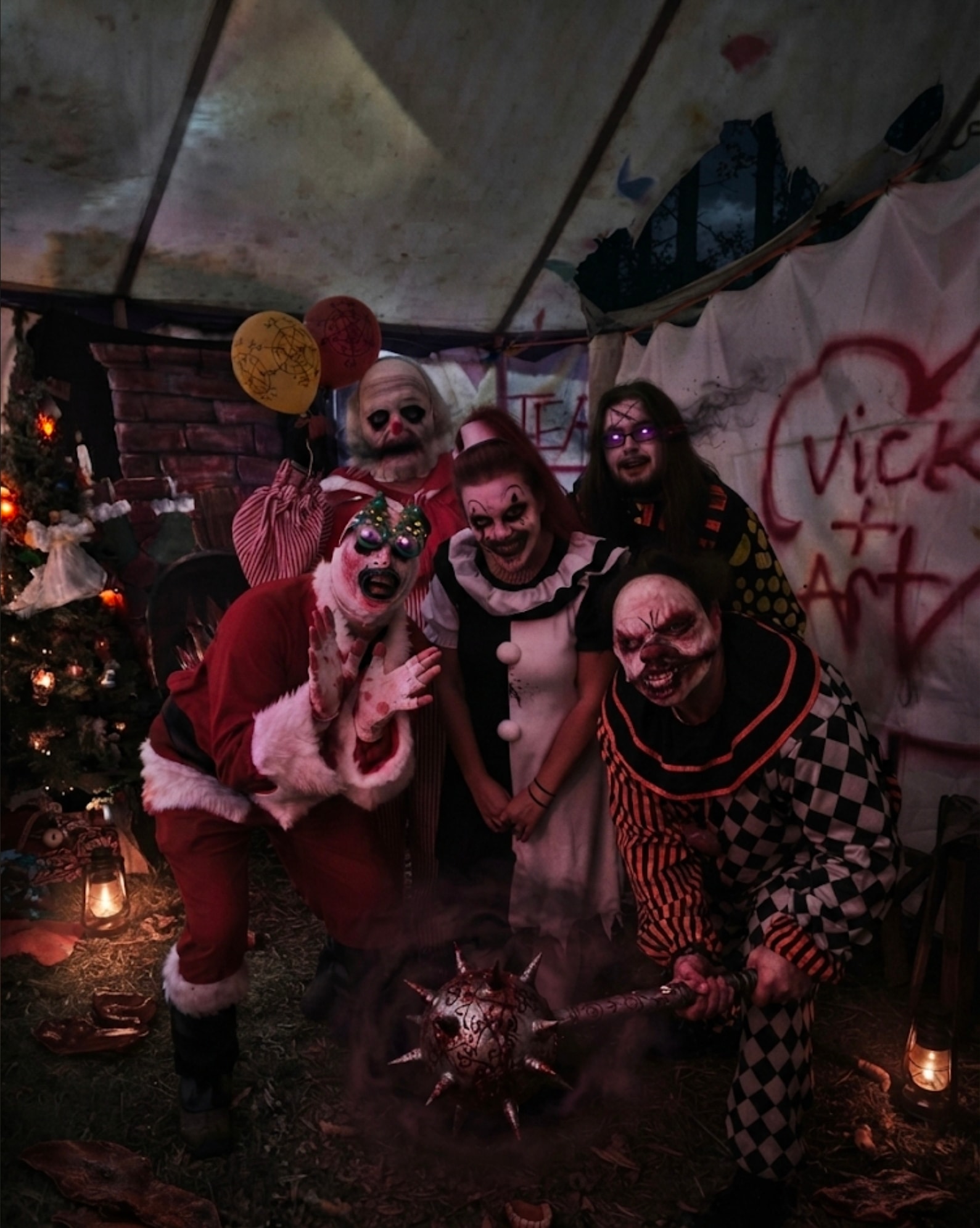 CarnEvil — three grotesque horror clowns